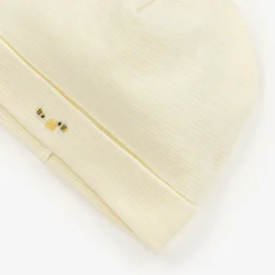 Kissy Kissy Hats|Hats*Yellow Striped Pima Cotton Bee Hive Baby Hat